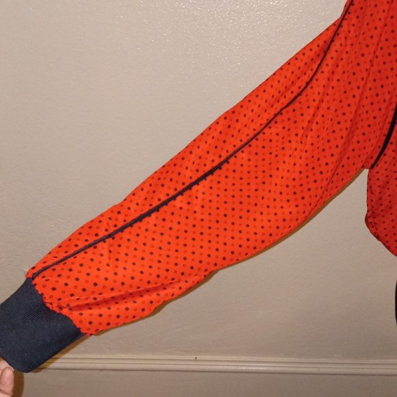 Koret apple red long sleeve art deco top - Picture 7 of 10